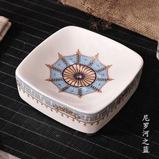 헤어 유럽 크리에이티브 세라믹 데칼 비누 상자 배수구 미국 욕실 미용실 받침대, 02 B