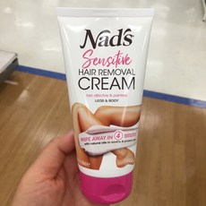 네즈 민감성피부 헤어 리무벌 크림 제모제 150mlx2개 Nads Sensitive Hair Removal Cream