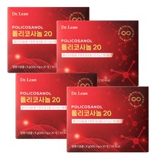 [공식] 닥터린 폴리코사놀20 [폴리코사놀(총 지방족 알코올) 20mg (1정당)], 4개, 30정