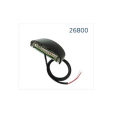 지노기업/LED 인증 넘버등/E마크/12V/24V/개조용/화물차/대형트럭/번호판등/26800/FT-016/FT-026/캠핑카/트레일러/추레라/검사, 1개