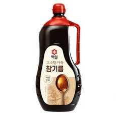 백설 고소함 가득 참기름1.5L 1개 백설진한참기름