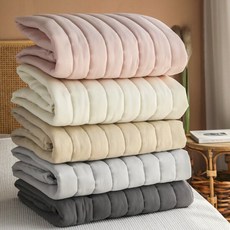 헬로우슬립 카스테라 고정밴딩 누빔 침대패드(Q)-11color, 구성 및 사이즈:퀸 침대패드(Q) 단품, 색상:미드나잇네이비