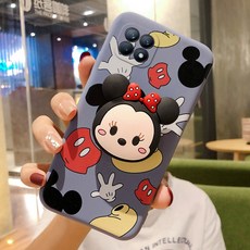 OPPORENO4 액상실리콘 렌즈 풀팩토리 큐트 개성 독창적 심볼미키 RENO4PRO 충격흡수 4SE 보호케이스 스타일리시