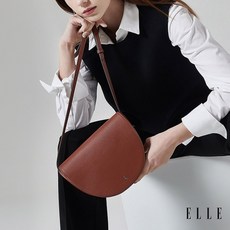 [ELLE] 온라인전용 NEW 엘르 하프문백 브라운 EFZGSK05