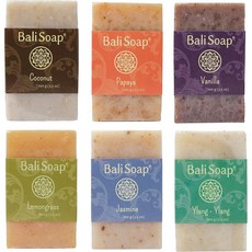 호주 발리솝 Bali Soap Natural Soap 그린 컬렉션 비누바 6종 세트 100gX6