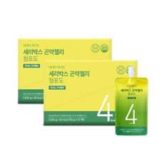 [세리박스] 곤약젤리 청포도맛, 1.5kg, 2개