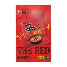 농심 신라면 더 레드 20입 1박스, 20개