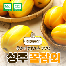 [농민직거래]정품 선물용 성주참외3kg, 1박스