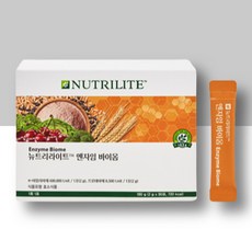 암웨이 효소 엔자임바이옴 유산균 글루텐분해 90포 3개월분, 1개, 180g