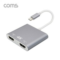 싸다팡 Coms USB 3.1 Type C to HDMI 듀얼 컨버터 HDMIx2 젠더, 해당상품