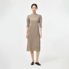플리츠미 플리츠미 플리츠 폴딩 슬리브 원피스_PPOPM024006