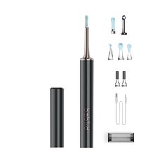 귀파개 귀후비개 귀지청소 Bebird T15 R1 비주얼 귀 클리너 Minifit 2in 1 여드름 왁스 제거 도구 HD1080P, 1개, 1.T15 Black