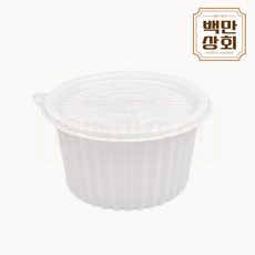 [PLA] 일회용 158파이 삼계탕용기 소 반투명, 1개, 50세트