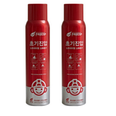 파이어캅 초기진압 스프레이형 소화기, 450g, 믹스, 2세트