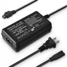 Koicaxy AC-L200 AC Power Adapter Charger Sony Handycam Charger for Sony HDR-CX405 DCR-SX40 DCR-SX41 DCR-SX45 DCR-S, 단일옵션