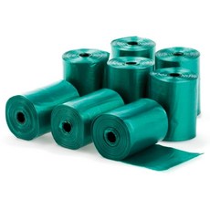  강아지 대변봉투 비닐롤 8묶음 냄새방지 강아지배변 강아지배변봉투 배변용품 똥추, 8개 