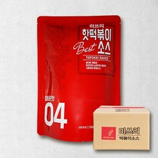 미쓰리 떡볶이 소스 업소용 (매운맛) 780gx10개 박스, 10개, 780g