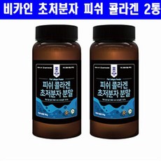 비카인 피쉬 콜라겐 분말 180g(3개월분) 선물용 SET 펩타이드 오직 피쉬콜라겐만 100% 무첨가, 180g, 2개