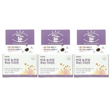 [안국건강]눈건강 루테인지아잔틴 60캡슐 3박스(6개월), 60정, 3개