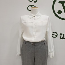 비키 배색 깔끔 블라우스 TY-BAI2425-0