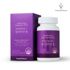 [유통기한24.01.07]비타민하우스 멀티비타민 웰 1병, 단품, 단품