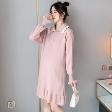 이너웨어원피스 이너원피스 임부복 겨울 옷 스타일리쉬 두꺼운 스웨터 니트