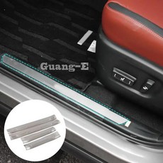 스테인레스 스틸 내부 도어 씰 스커프 플레이트 커버 렉서스 NX 200 200t 300h 2015 2016 2017 2018 2019 2020 2021 용 자동차 액세서리
