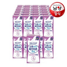 남양 [T] 맛있는우유GT 속이편한 락토프리 멸균우유 180mlx48팩, 락토프리 저지방우유 180ml 48팩