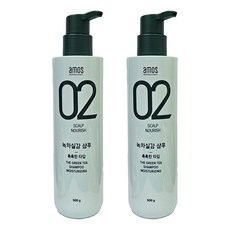 아모스프로페셔널 녹차실감 샴푸 모이스처라이징 500g x2ea, 2개