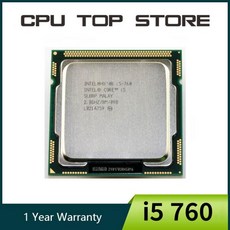 중고 코어 i5 760 프로세서 2.80GHz 8M 캐시 SLBRP LG 호환A 1156 CPU, 한개옵션0, 01 CPU
