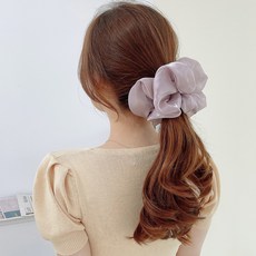 쉬폰곱창머리끈