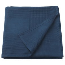 이케아 인디라 베드스프레드 다크블루 150x250 cm
