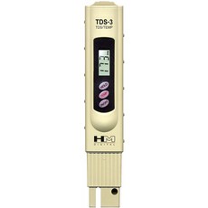 HM Digital TDS-3 휴대용 TDS 미터 휴대용 케이스 0-9990 ppm TDS 측정 범위 1 ppm 분해능 2 % 판독