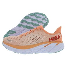 HOKA ONE ONE 여성용 클리프톤 8 칸탈루프/실버 피오니