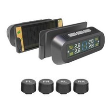 자동차 타이어 압력 모니터링 시스템 온도 경고 연료 절약 4 개의 외부 센서 태양 TPMS 모니터, T13 External