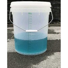 눈금이 대용량 통 투명 양동이 반투명 계량 1L 20L 플라스틱, 1. 2L 투명통, 1개
