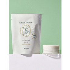SKINFOOD 판토테닉 워터파슬리 패드 30매 집게+패드케이스 증정, 미나리