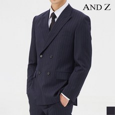 앤드지 스트라이프 더블버튼 정장자켓 BZY3SB1152 - andz정장