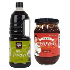 백쿡 백종원의 만능 장아찌 간장소스 1.8L+만능양념장소스 500g