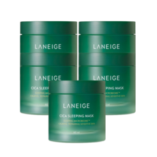 라네즈 마스크 슬리핑 fresh 수분 나이트 수면 팩 크림 시카 60ml 5EA, 5개