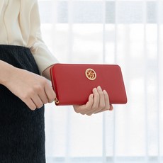 클래식 지퍼 어라운드 장지갑