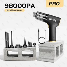 SZUK 자동차 청소기 98000PA 무선 청소 기계 키보드 및 가정용 휴대용 청소기