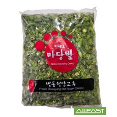 냉동 청양고추 슬라이스 1kg 매운 고추, 1개