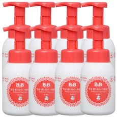 비앤비 항균 핸드워시 웜코튼 용기 300ml, 8개