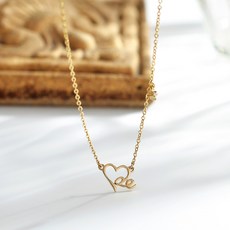 14k하트목걸이