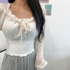 린넨볼레로가디건