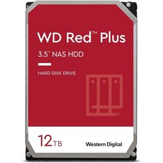 Western Digital 3TB WD Red Plus NAS 내장 하드 드라이브 HDD 5400RPM SATA 6Gbs CMR 64MB Cache 3.5 WD30EFRX, 12TB - wd30efrx