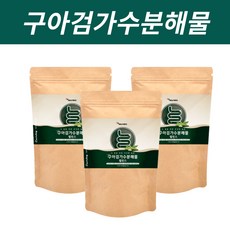 고함량 구아검 가수분해물 구아 썬화이버 프리바이오틱스 분말 구아콩 배유추출 식이섬유 85% 구하검 구아건 프락토올리고당 함유 유산균 파우더, 100g 3팩, 100g