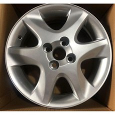 토요타 코롤라 휠 허브 림 15 인치 Vios 10 모델 11 13, 15인치 코롤라 B + 표준 캡 + 에어 노즐 + 너트, 1개