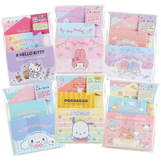 SANRIO 산리오 캐릭터 미니 볼륨 편지지 세트 헬로키티 마이멜로디 시나모롤